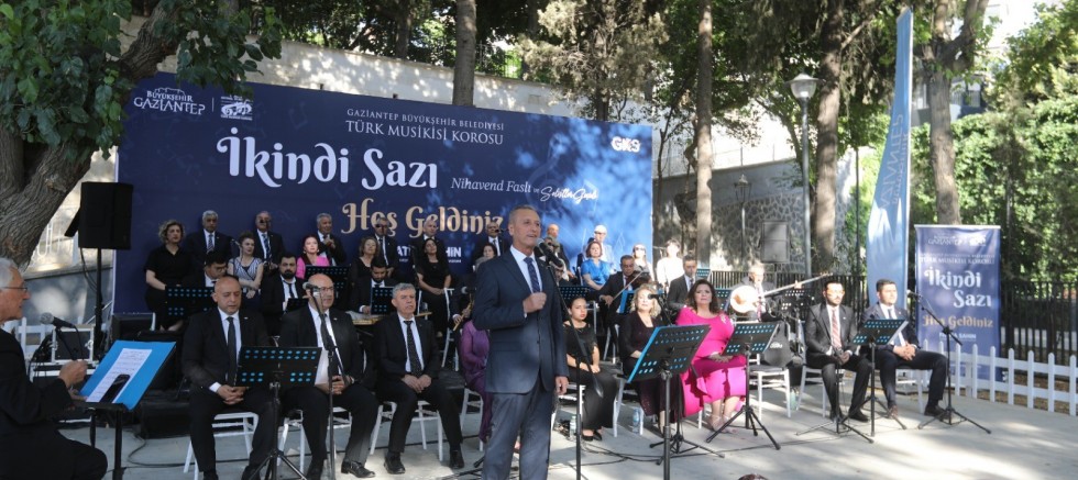 - İKİNDİ SAZI GELENEĞİ İLE GAZİANTEP'E ÖZGÜ TÜRKÜLER YENİDEN SESLENDİRİLDİ