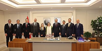 AK PARTİ GENEL BAŞKAN YARDIMCISI ZORLU, BAŞKAN ŞAHİN’İ MAKAMINDA ZİYARET ETTİ