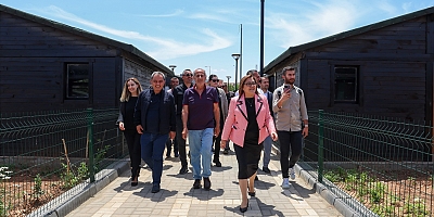 BAŞKAN ŞAHİN, ALLEBEN GÖLETİ CİVARINDAKİ 6. ETAP HOBİ BAHÇESİNİN MÜJDESİNİ VERDİ