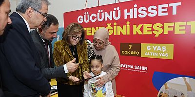 BAŞKAN ŞAHİN, YETENEK KAŞİFİ PROJESİ TESTLERİNE KATILDI