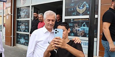 BAŞKAN TAHMAZOĞLU’NDAN MESEM ÖĞRENCİLERİNİ ZİYARET ETTİ