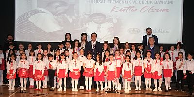 BELEDİYE KONSERVATUVARI ÇOCUK KOROSU’NDAN 23 NİSAN’A ÖZEL MUHTEŞEM KONSER