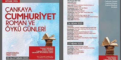 -ÇANKAYA’DA ROMAN VE ÖYKÜ GÜNLERİ BAŞLIYOR