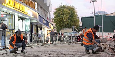 GAZİANTEP BÜYÜKŞEHİR’İN ÇALIŞMASIYLA KARAGÖZ-ESKİSARAY CADDELERİ YENİ ÇEHRESİNE KAVUŞUYOR