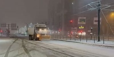 GAZİANTEP BÜYÜKŞEHİR KAR YAĞIŞINA KARŞI TAM KADRO SAHADA