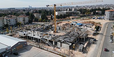 GAZİANTEP BÜYÜKŞEHİR, ULUSLARARASI MÜSABAKALARA UYGUN YENİ SPOR SALONUNUN İNŞASINA DEVAM EDİYOR