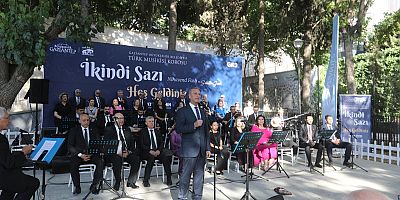 - İKİNDİ SAZI GELENEĞİ İLE GAZİANTEP'E ÖZGÜ TÜRKÜLER YENİDEN SESLENDİRİLDİ