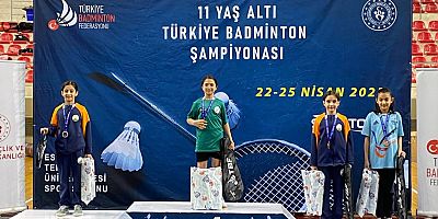 Osmangazi Belediyespor’un genç badmintoncuları göz doldurdu