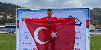 Osmangazili milli atletten dünya üçüncülüğü 