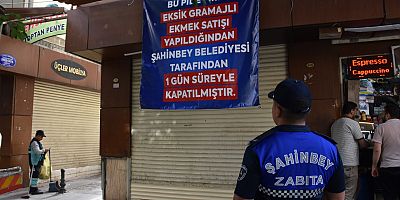 ŞAHİNBEY ZABITA EKİPLERİNDEN FIRINLARA DENETİM