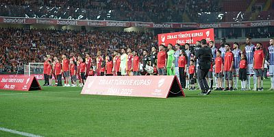 TÜRKİYE KUPASI FİNALİNDE GAZİANTEP BÜYÜKŞEHİR’DEN ANLAMLI SEREMONİ! 