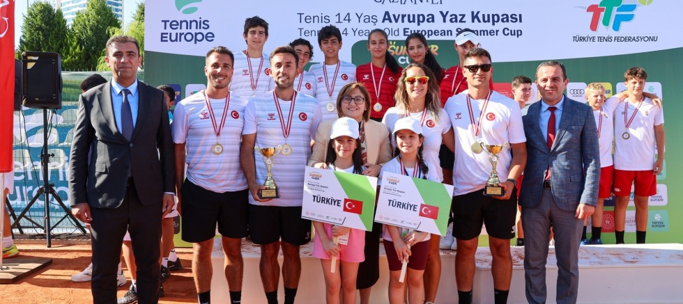 ULUSLARARASI TENİS 14 YAŞ AVRUPA YAZ KUPASI’NIN FİNALİ GAZİANTEP’TE GERÇEKLEŞTİ